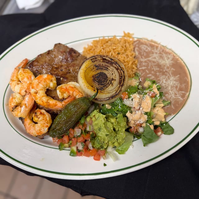 Carne Asada Plate.