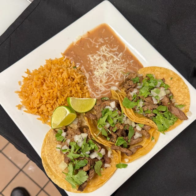 3 Taco Plate Your Choice.